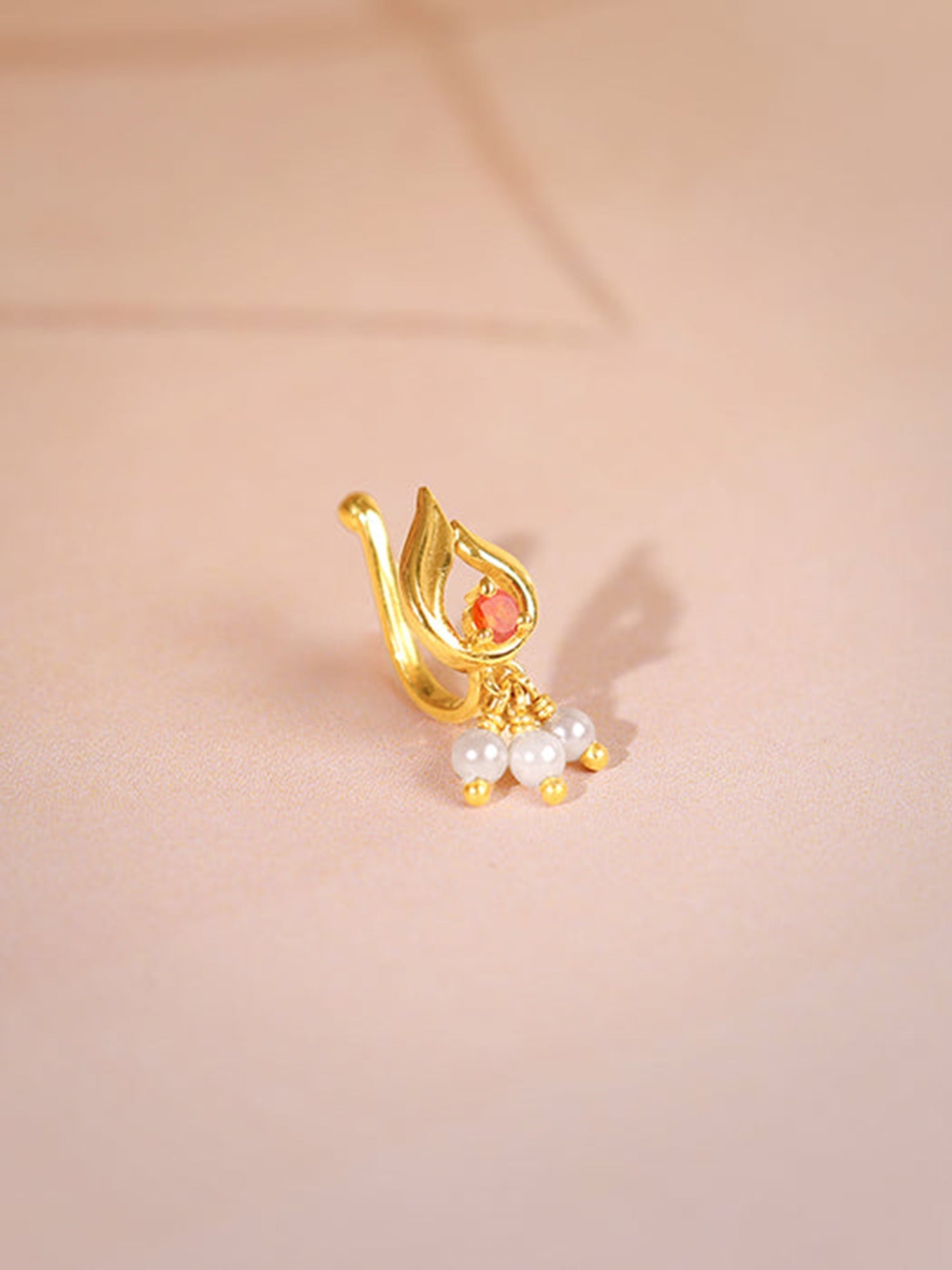 Golden Iris Nosepin (Clip on)