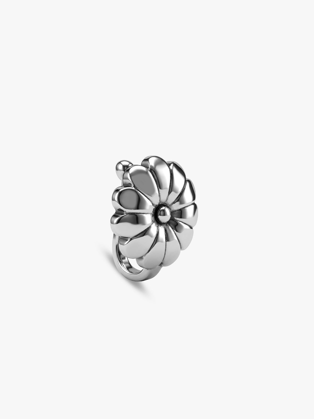 Oxidised Silver Vittorina Nose Pin