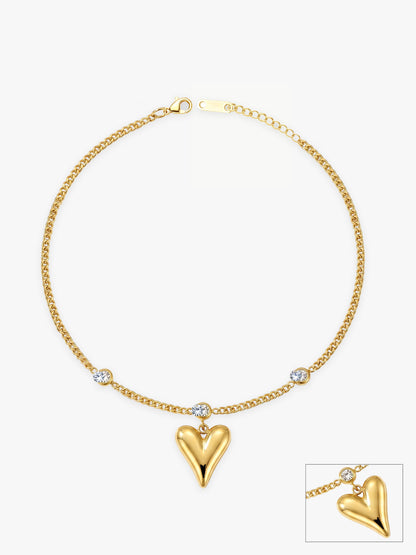 Love Delay Gold Plated Anklet