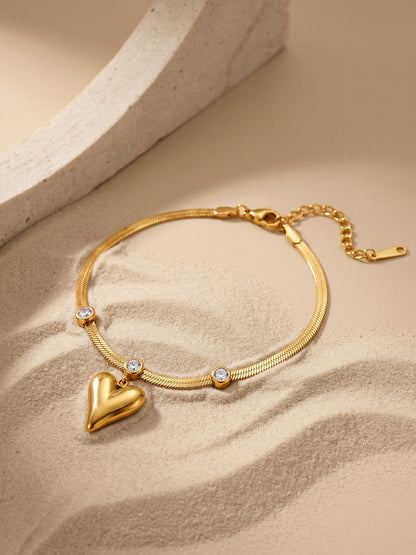 Love Delay Gold Plated Anklet