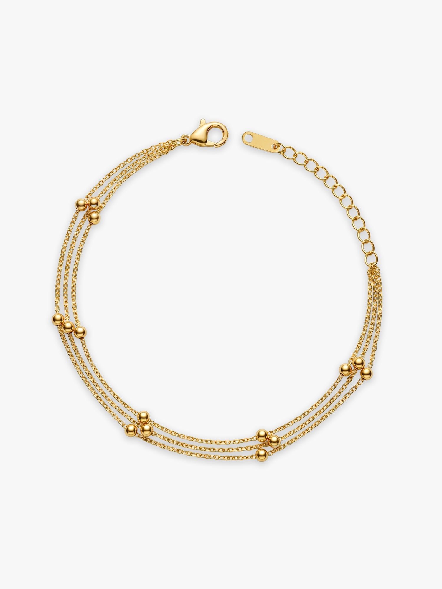 OnnMe by GIVA Quiet Luxury Gold Plated Anklet