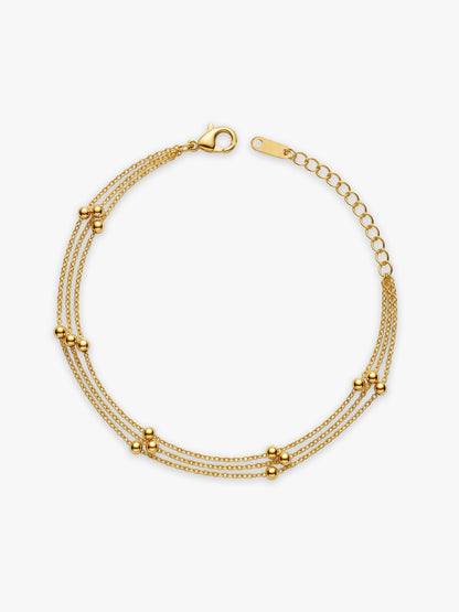 OnnMe by GIVA Quiet Luxury Gold Plated Anklet