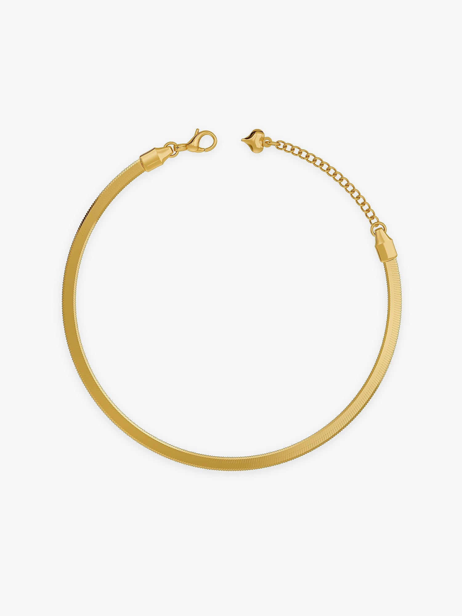OnnMe by GIVA Bare Chain Gold Plated Anklet