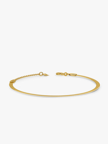 OnnMe by GIVA Bare Chain Gold Plated Anklet