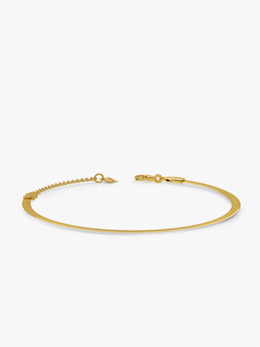 OnnMe by GIVA Bare Chain Gold Plated Anklet