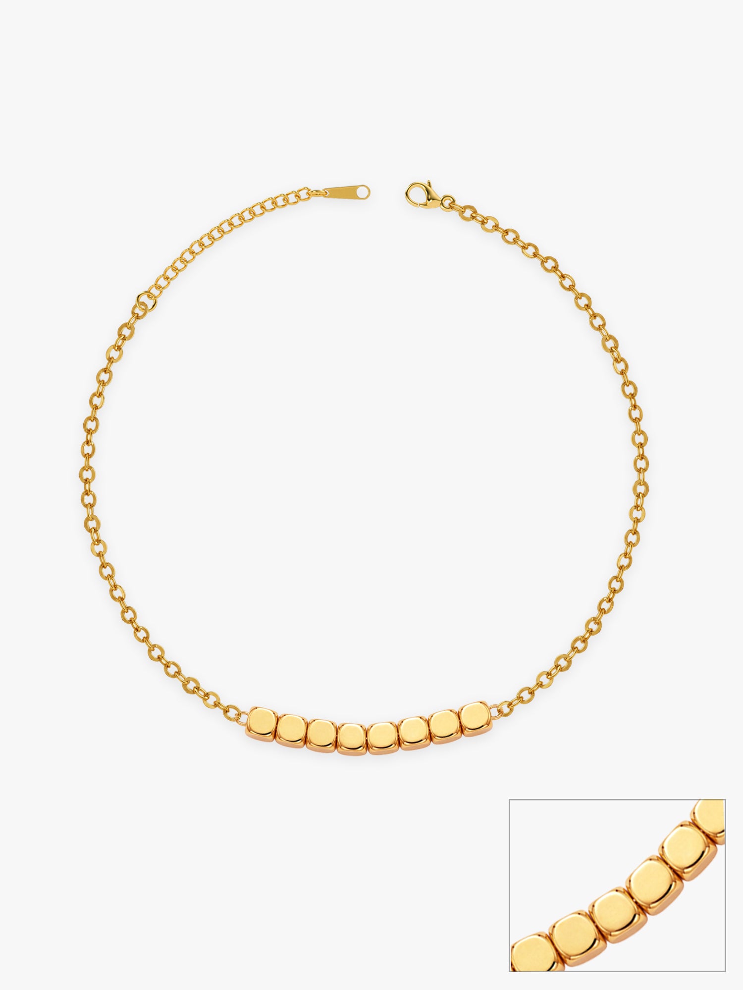Cosmic Flick Gold Plated Anklet