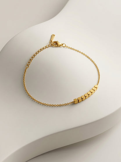 Cosmic Flick Gold Plated Anklet