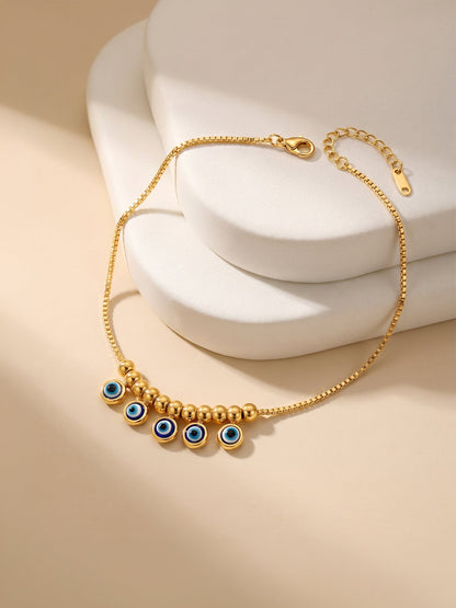 OnnMe by GIVA Lucky Stare Gold Plated Anklet
