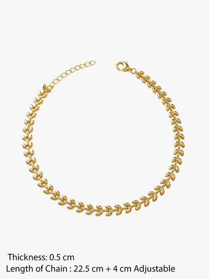 Link It Up Gold Plated Anklet