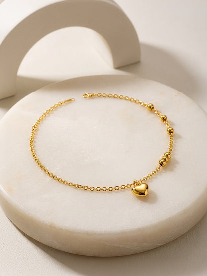 Lucky Chaos Gold Plated Anklet