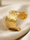 IXIA by GIVA Melt Moment Gold Plated Cuff Bracelet