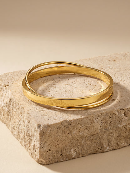 Classic Round Gold Plated Bracelet