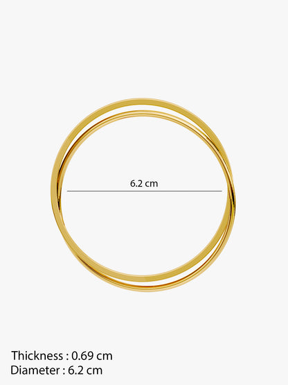 Classic Round Gold Plated Bracelet