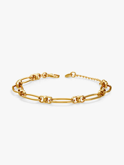 Big Loop Gold Plated Bracelet