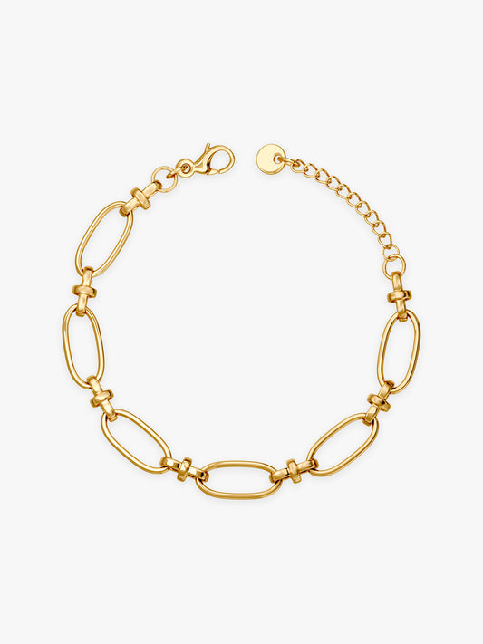 Big Loop Gold Plated Bracelet