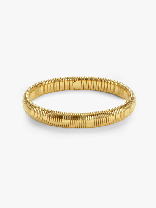OnnMe by GIVA Smooth Talk Gold Plated Bangle (Size 5.5)