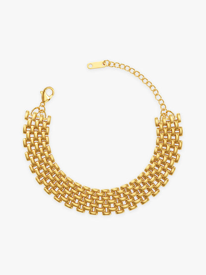 Still Booked Gold Plated Bracelet