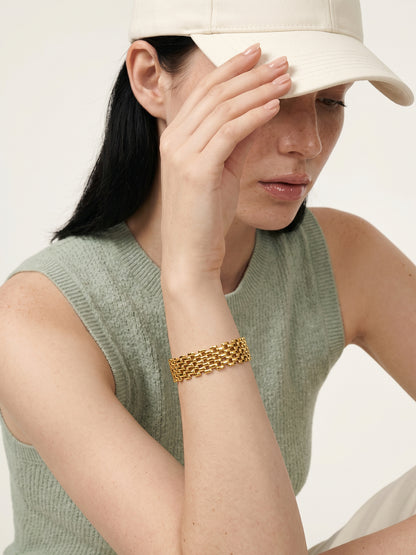 Still Booked Gold Plated Bracelet