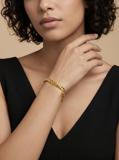 Street Signal Gold Plated Bracelet