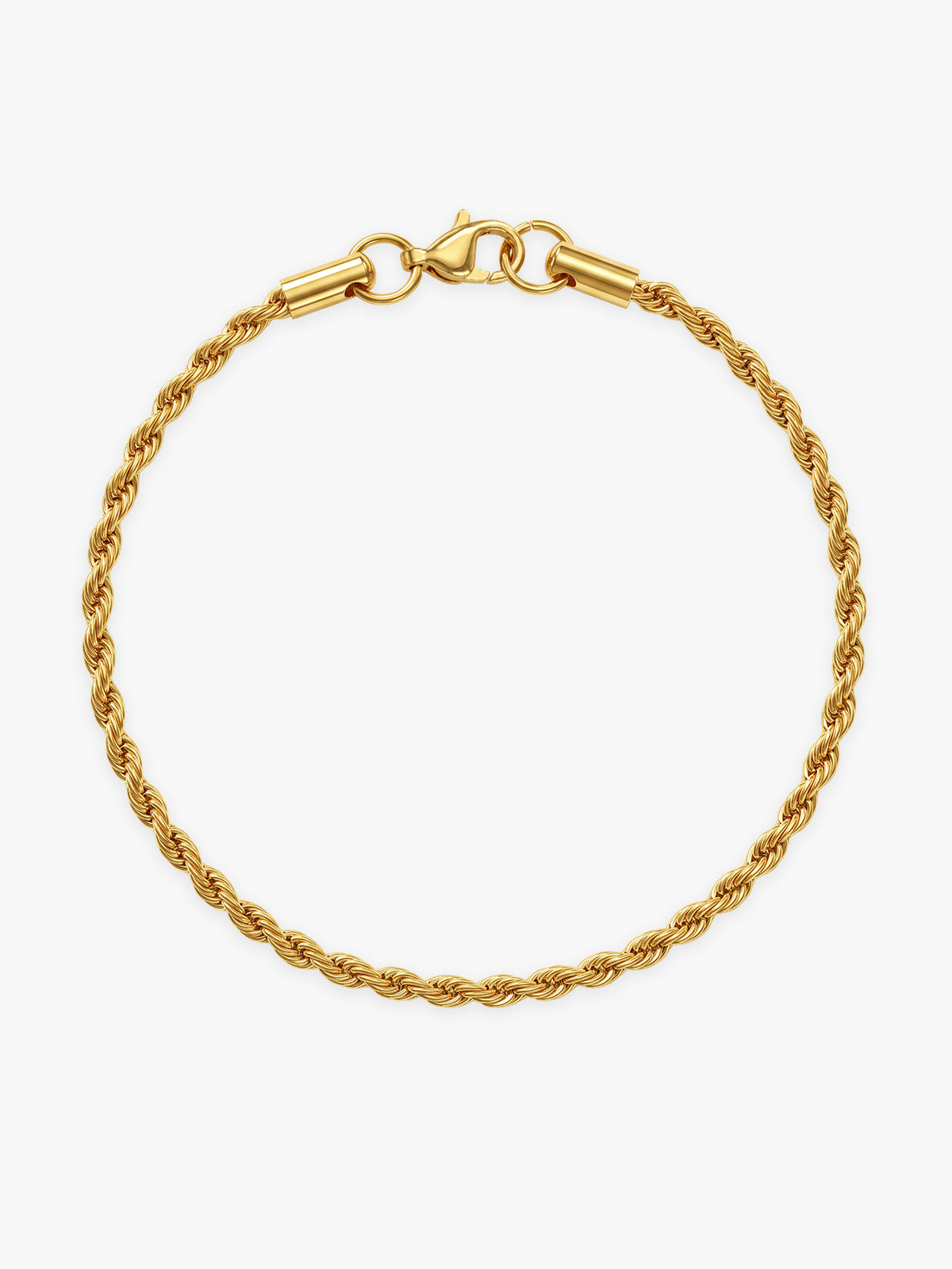 IXIA by GIVA Twisted Icon Gold Plated Bracelet For Men