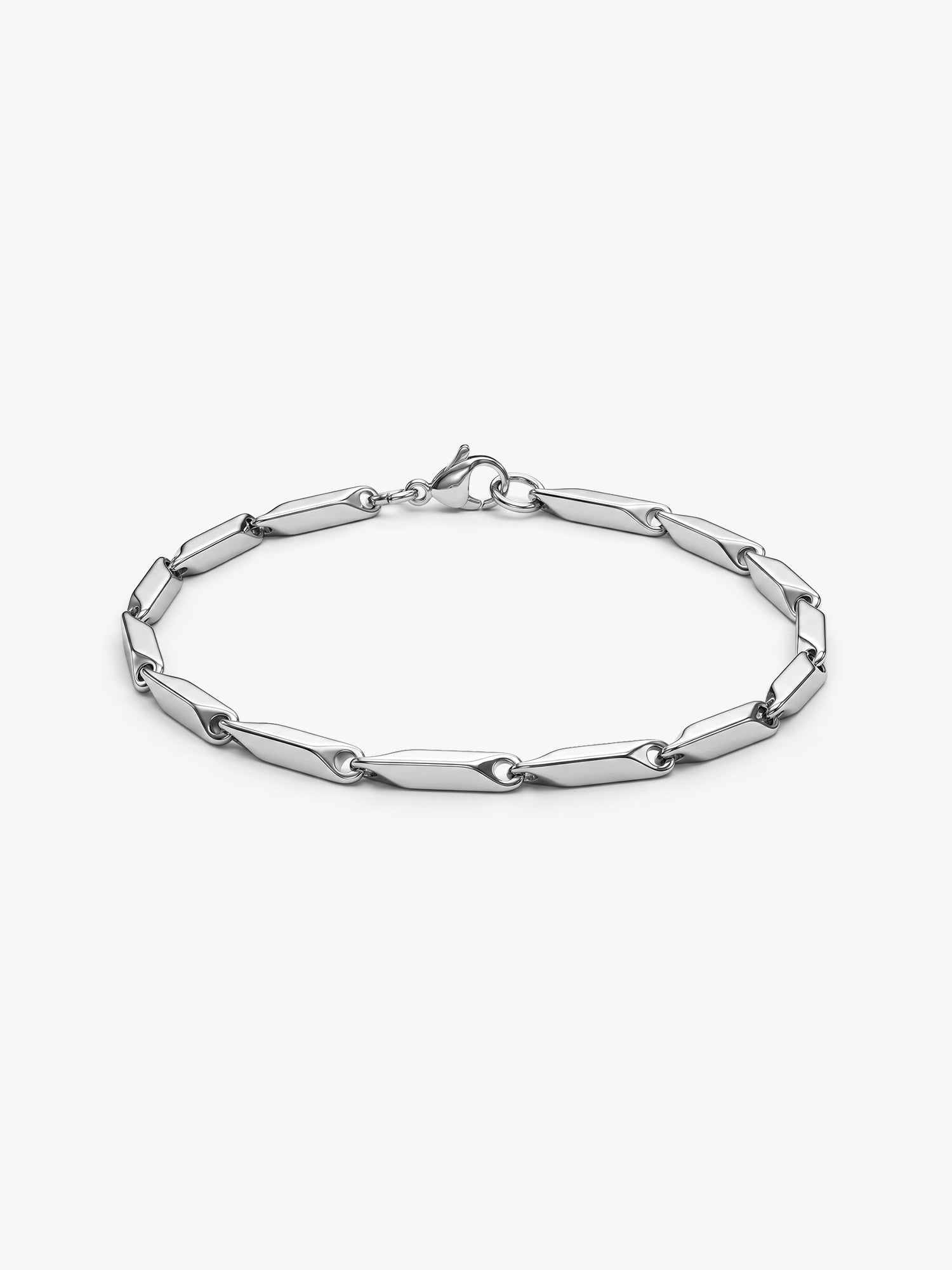 OnnMe by GIVA Aura Bamboo Rhodium Plated Bracelet For Men