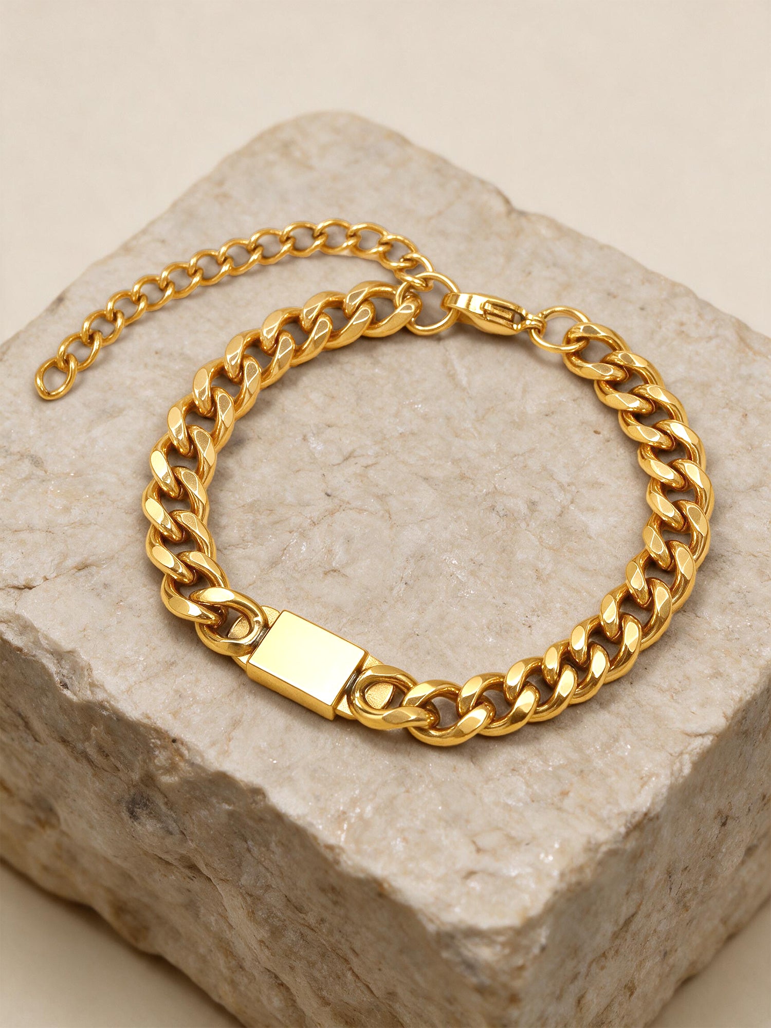 OnnMe by GIVA Ex Appeal Gold Plated Bracelet For Men