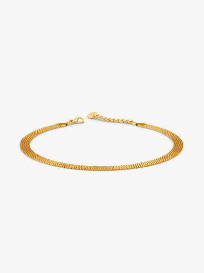 Stack Flow Gold Plated Bracelet