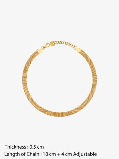 Stack Flow Gold Plated Bracelet