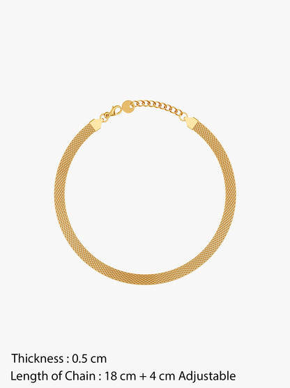 OnnMe by GIVA Stack Flow Gold Plated Bracelet