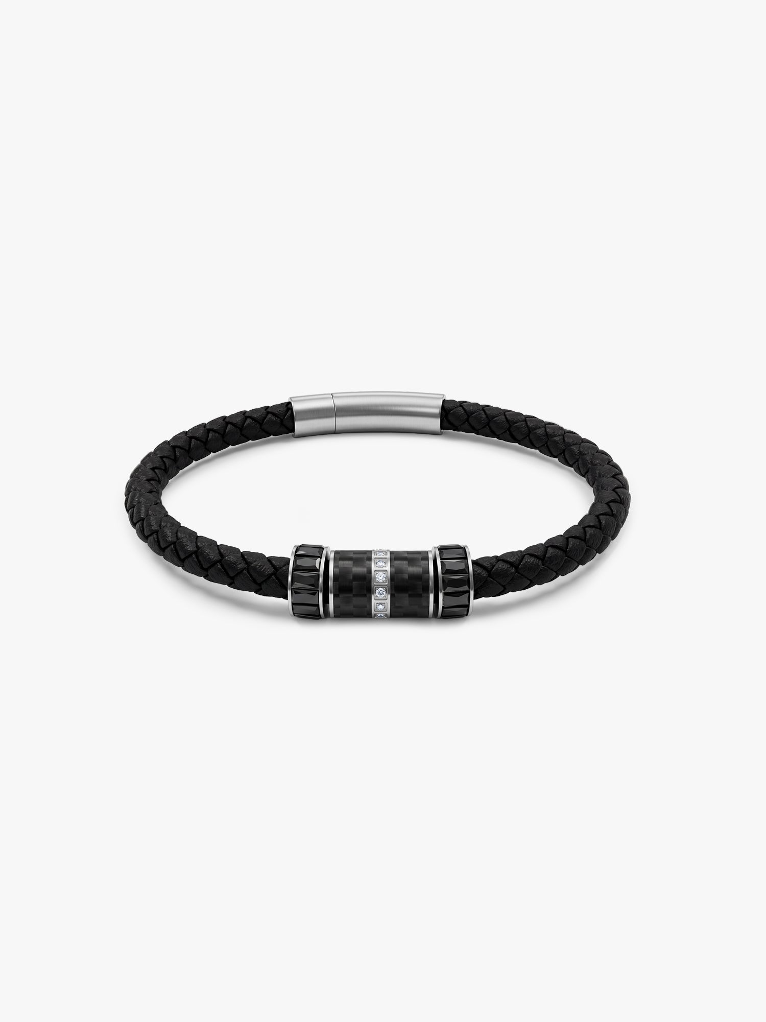OnnMe by GIVA Void Black Plated Bracelet For Men