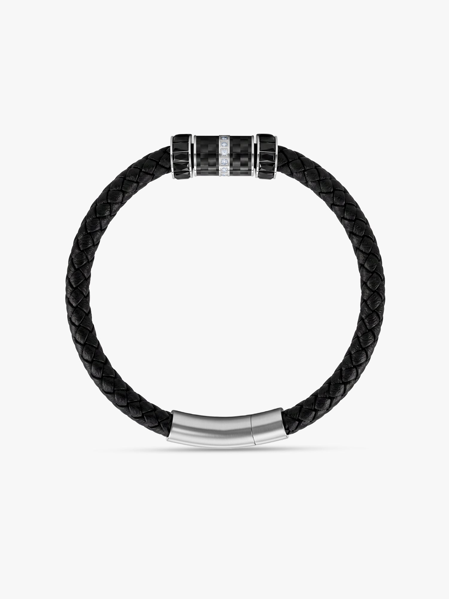 OnnMe by GIVA Void Black Plated Bracelet For Men