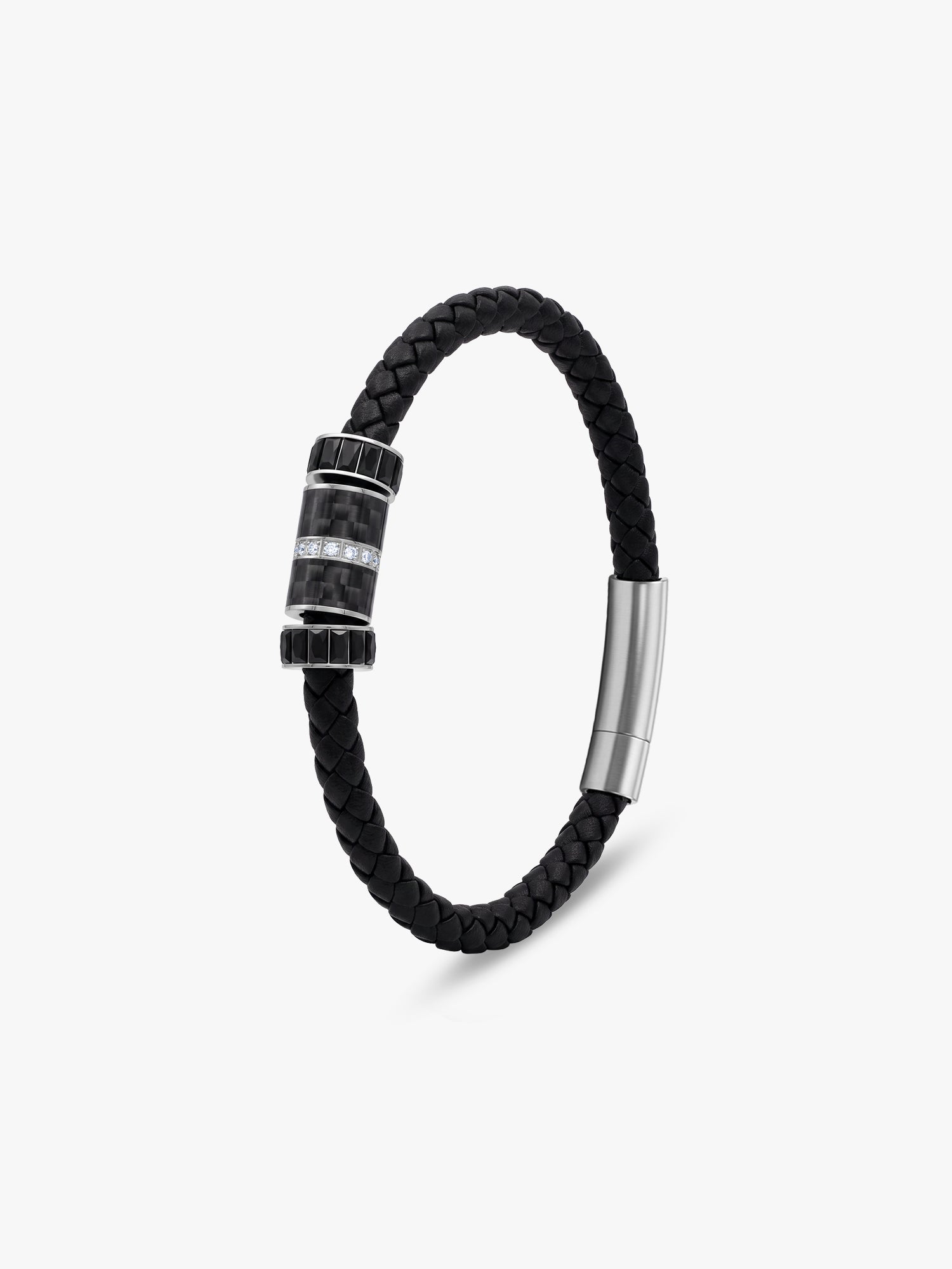 OnnMe by GIVA Void Black Plated Bracelet For Men