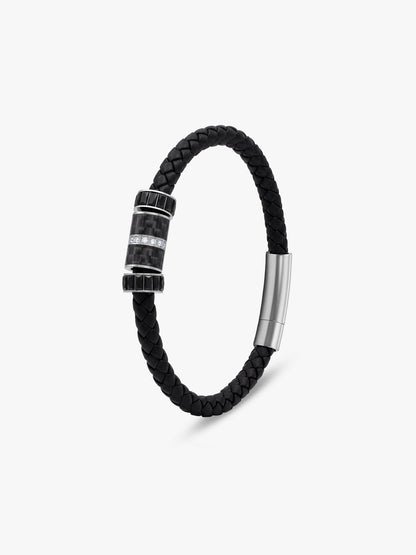 OnnMe by GIVA Void Black Plated Bracelet For Men