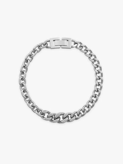 OnnMe by GIVA Chain Reaction Rhodium Plated Bracelet For Men