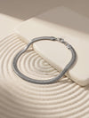 IXIA by GIVA Smooth Talk Rhodium Plated Bracelet For Men