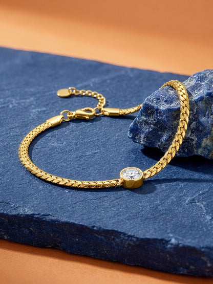 No Noise Gold Plated Bracelet