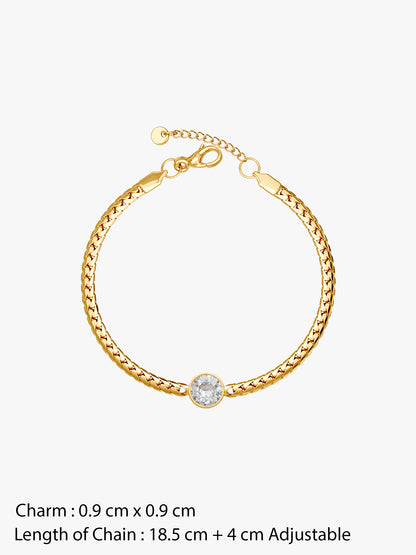 No Noise Gold Plated Bracelet