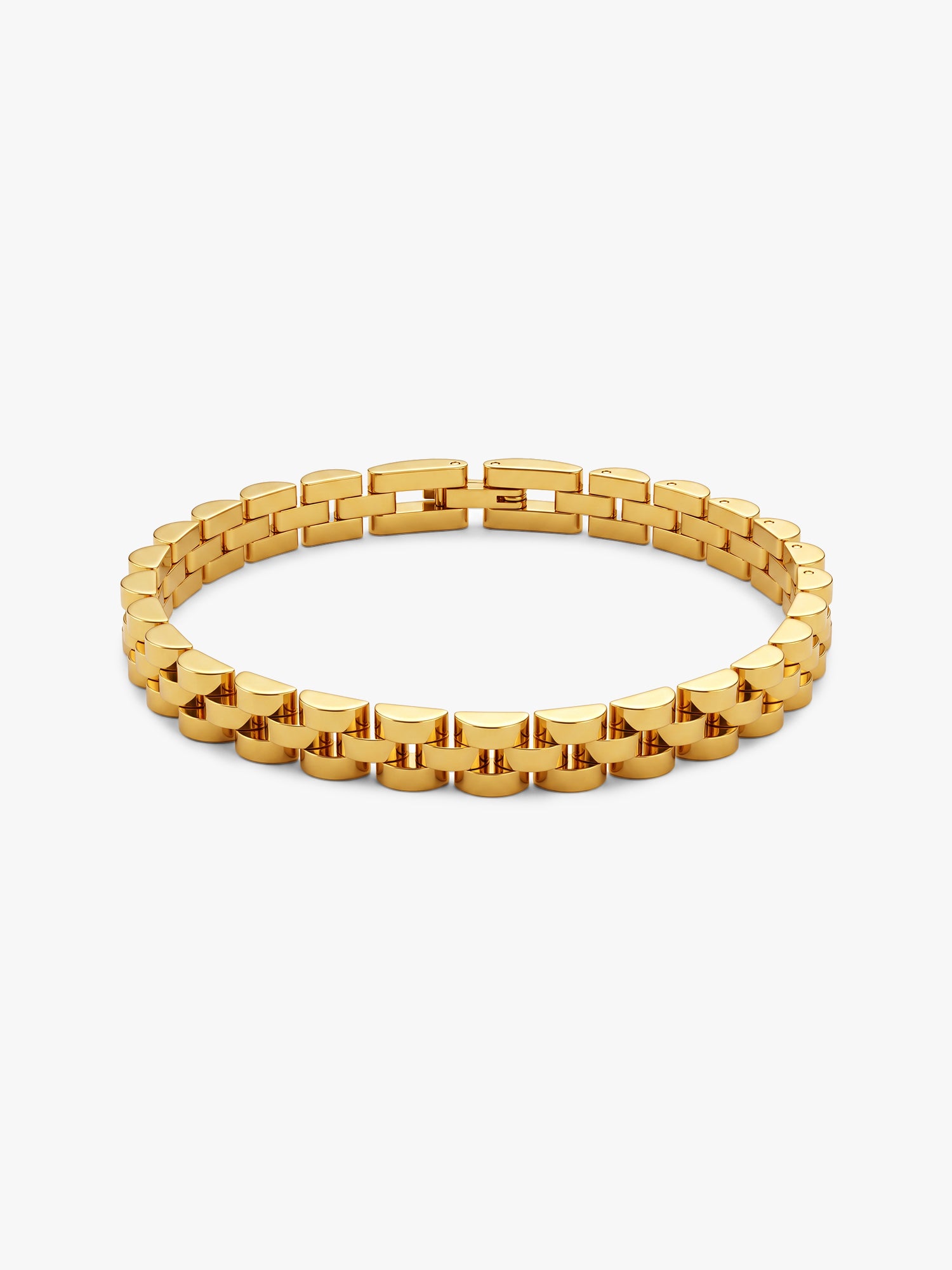 IXIA by GIVA Classic Standard Gold Plated Bracelet For Men