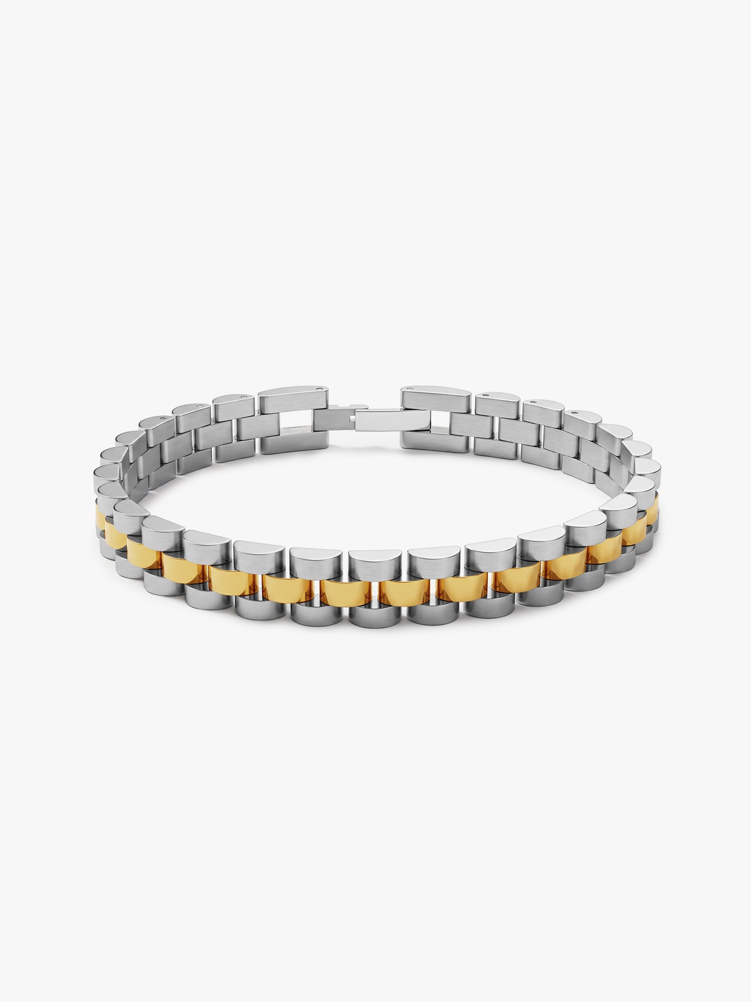 IXIA by GIVA Switch Mode Dual Tone Bracelet For Men