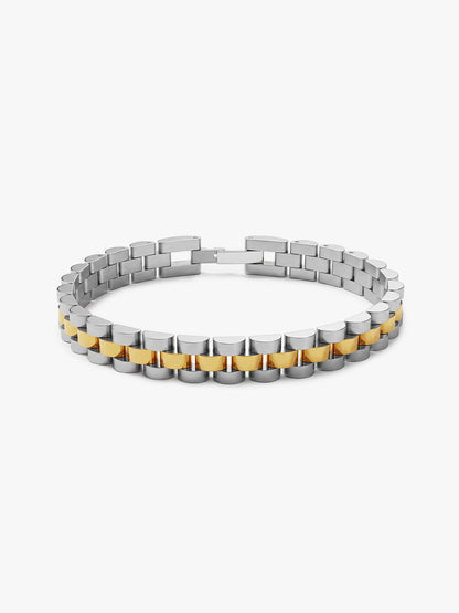 IXIA by GIVA Switch Mode Dual Tone Bracelet For Men