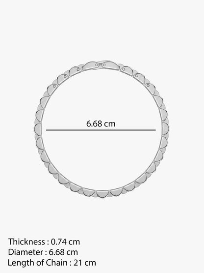 IXIA by GIVA Switch Mode Dual Tone Bracelet For Men