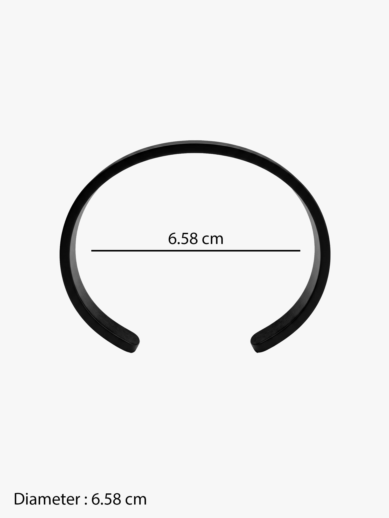 IXIA by GIVA Midnight Code Black Rhodium Cuff For Men