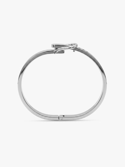 OnnMe by GIVA Locked Down Rhodium Plated Cuff For Men