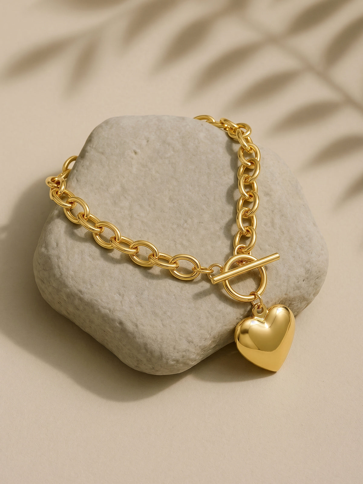 IXIA by GIVA Heart Drop Gold Plated Bracelet