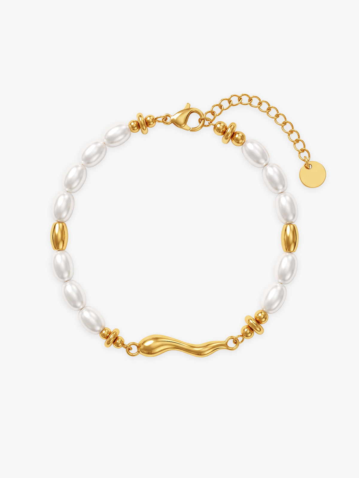 IXIA by GIVA Mah Besty Gold Plated Charm Bracelet