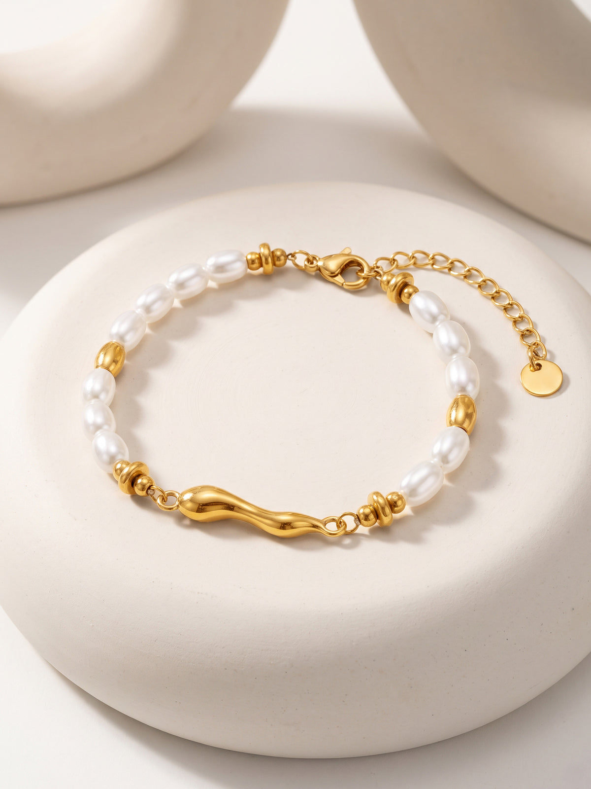 IXIA by GIVA Mah Besty Gold Plated Charm Bracelet