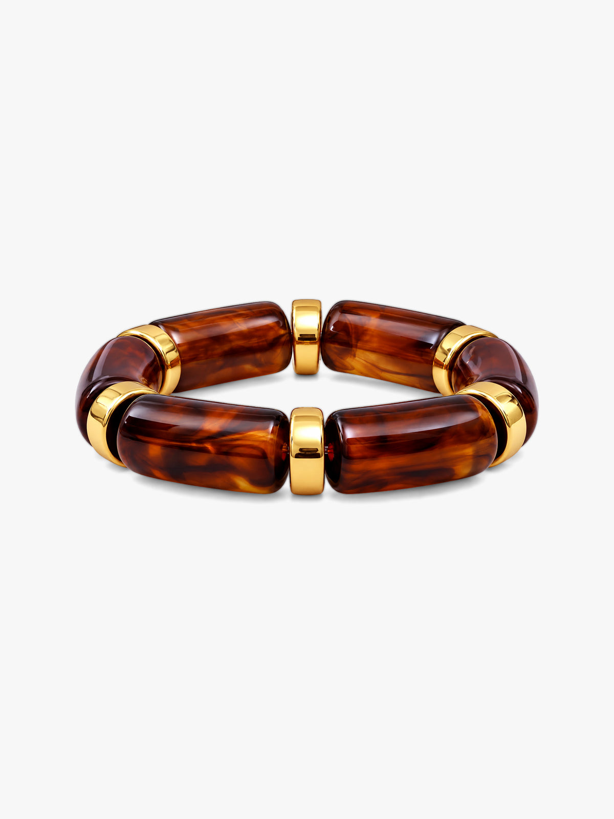 IXIA by GIVA Chunky for Life Gold Plated Bangle Bracelet