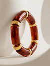 IXIA by GIVA Chunky for Life Gold Plated Bangle Bracelet