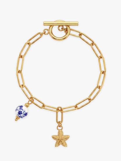 IXIA by GIVA Whimsy Daisy Gold Plated Bracelet