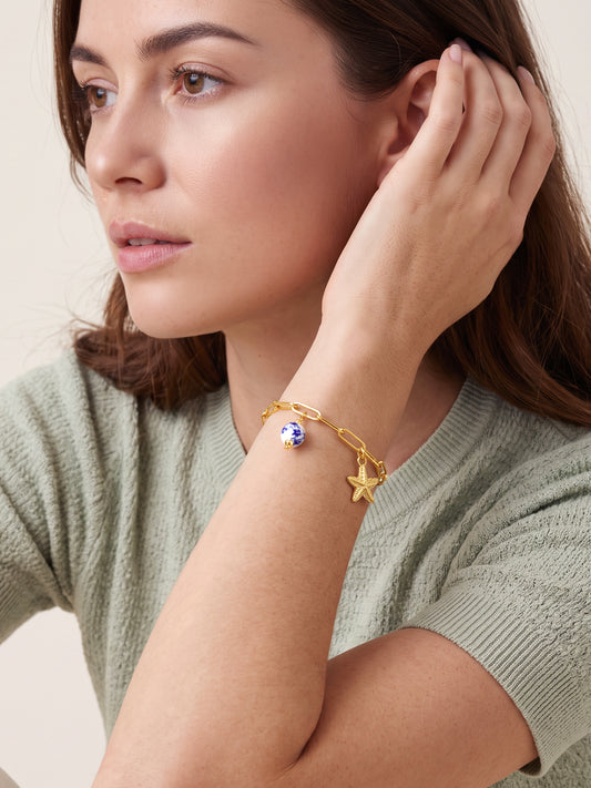 IXIA by GIVA Whimsy Daisy Gold Plated Bracelet